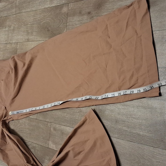 Womens Express Super High Rise Paperbag Wide‎ Leg Pants - Picture 5 of 9